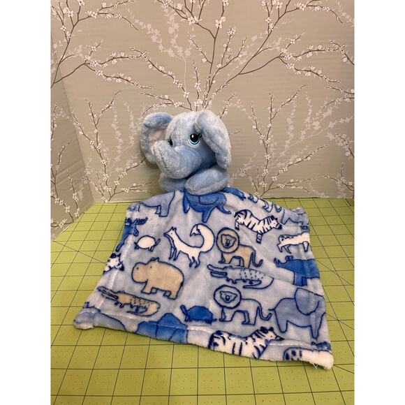 Little Beginnings Elephant Lovey 12" Plush Stuffed Animal Baby Security Blanket - Picture 2 of 8